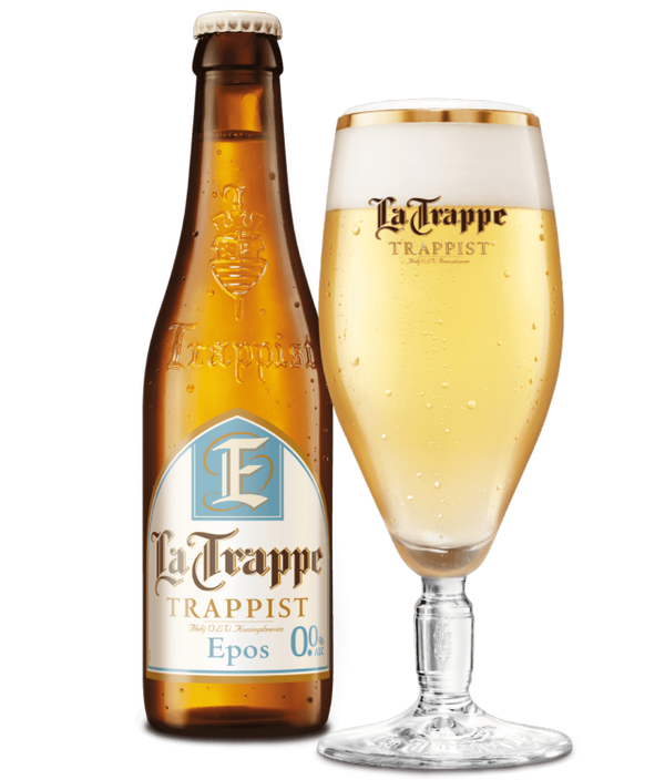 La Trappe Epos blond beer without alcohol 0.0%