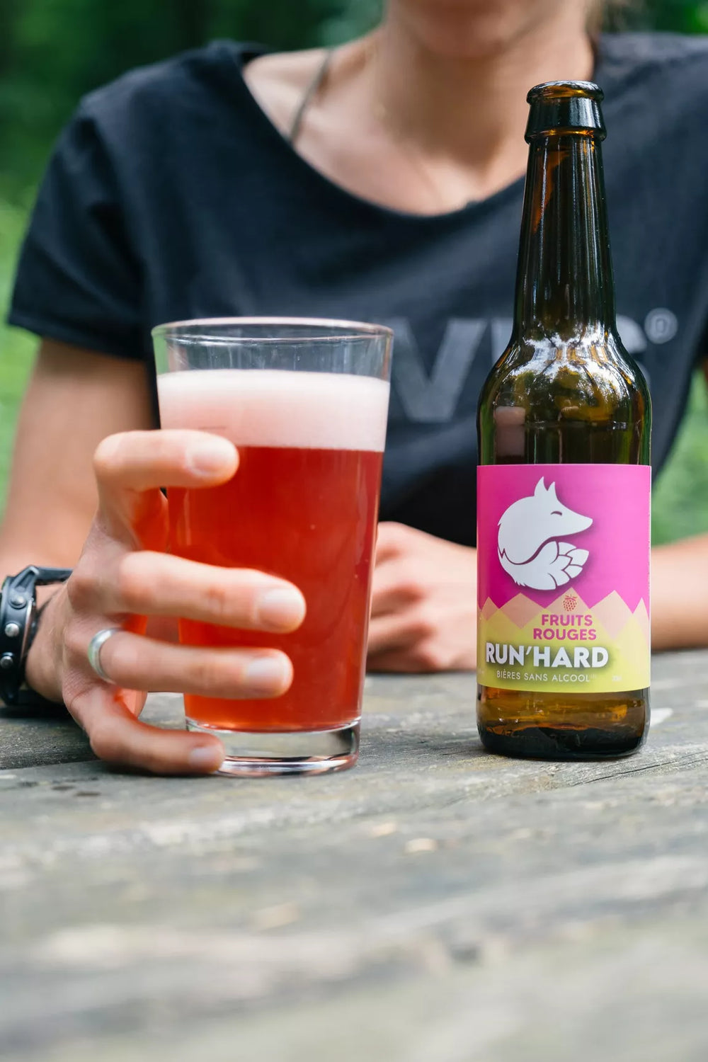 RED FRUITS beer without alcohol 33cl - RUN'HARD