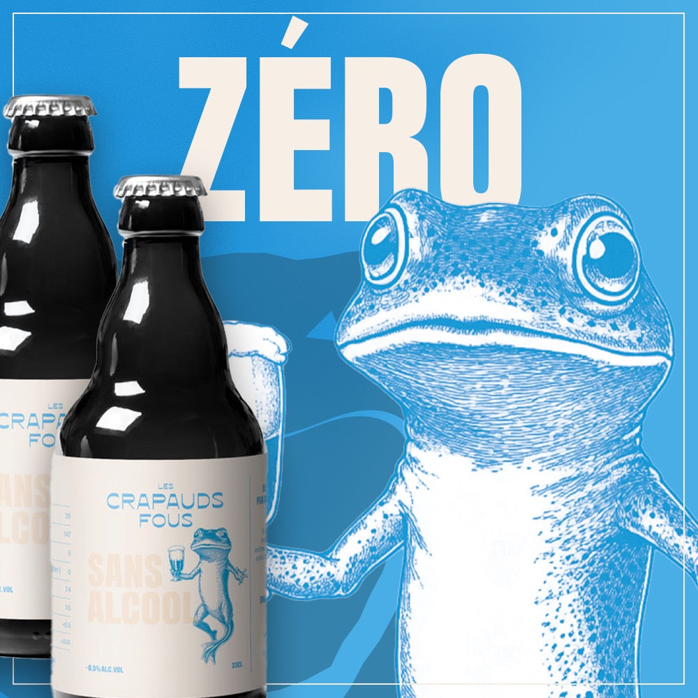 Les Crapauds Fous white beer 0.5%