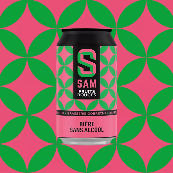 SAM red fruits beer without alcohol 0.5% - 33 cl can