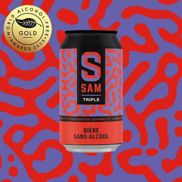 SAM triple beer without alcohol 0.5% - 33 cl can