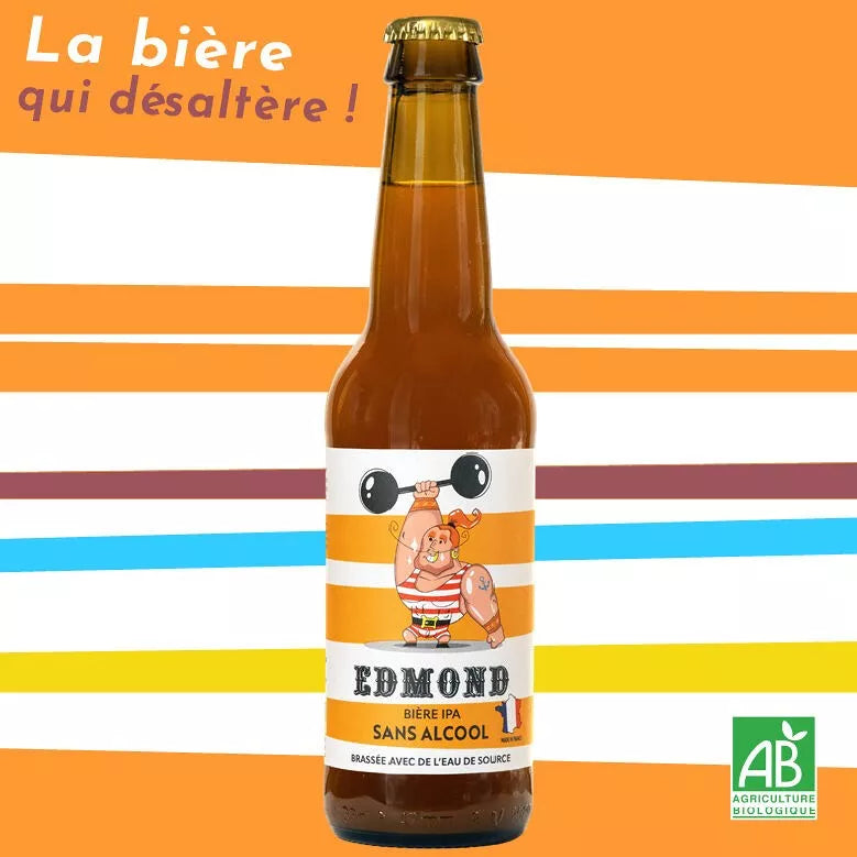 Edmond IPA & organic beer 0.5% without alcohol - 33 cl