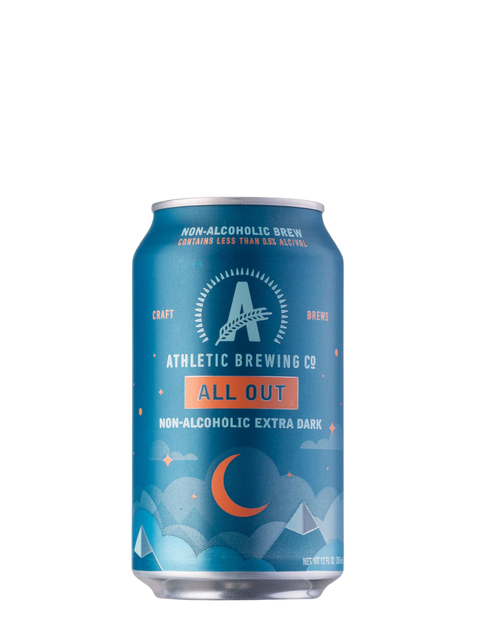 Athletic Brewing All Out Extra Dark beer without alcohol 0.4%