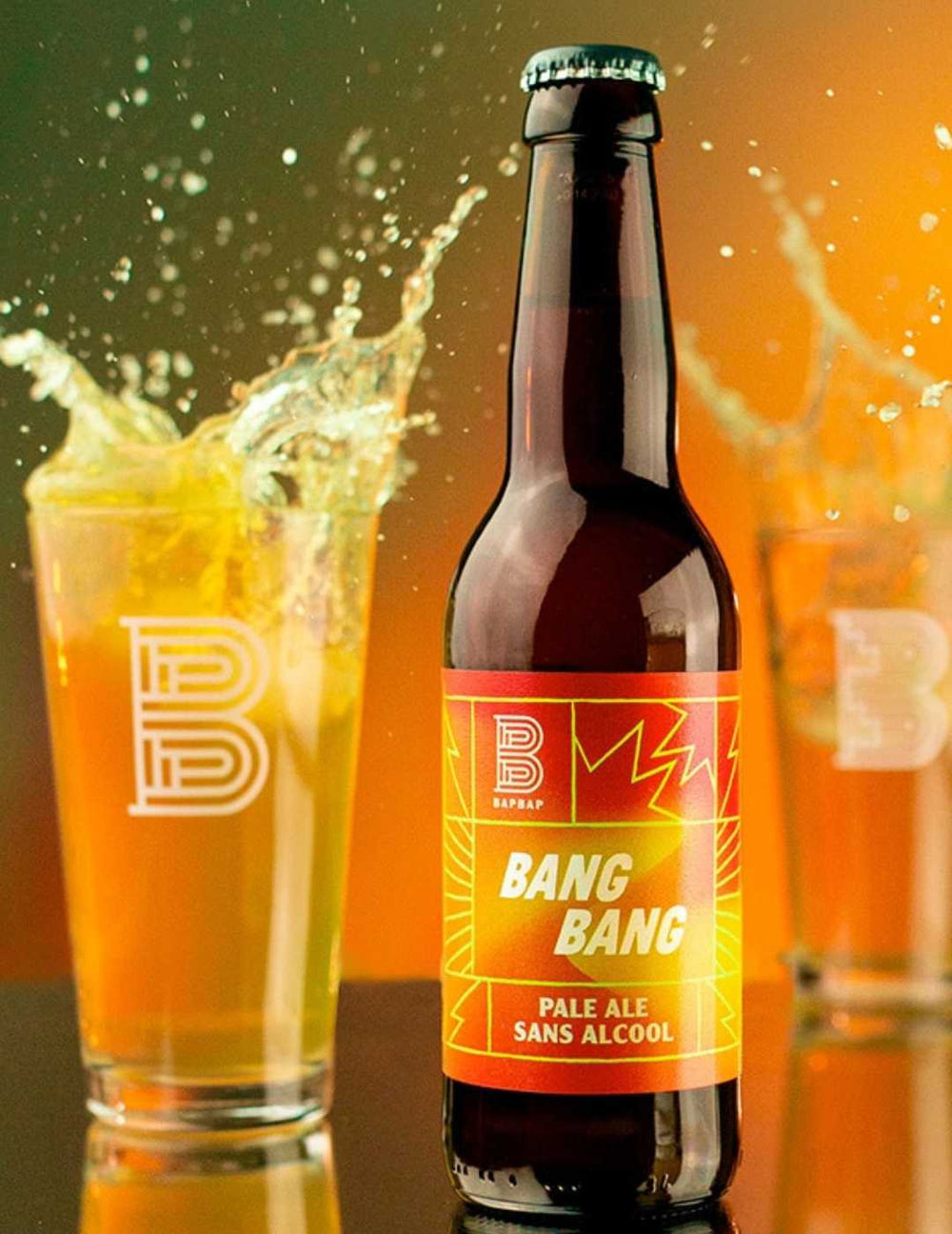BapBap BANG BANG Pale Ale beer without alcohol 0.3%