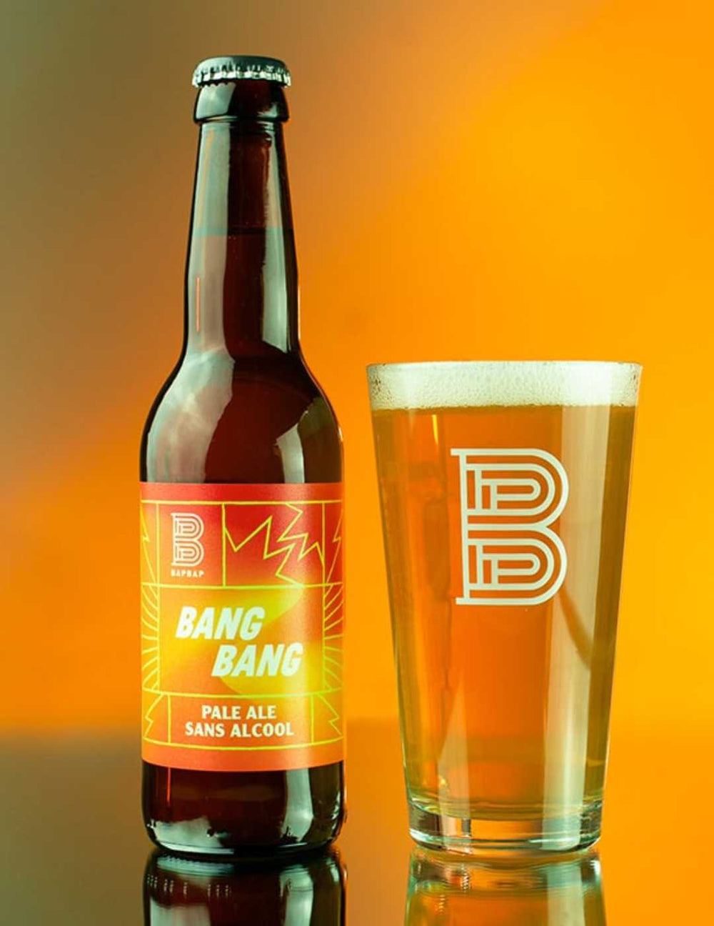 BapBap BANG BANG Pale Ale beer without alcohol 0.3%