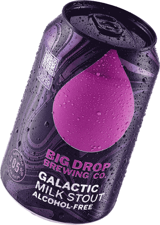 Big Drop Galactic Milk Stout 0.5% alcohol-free beer