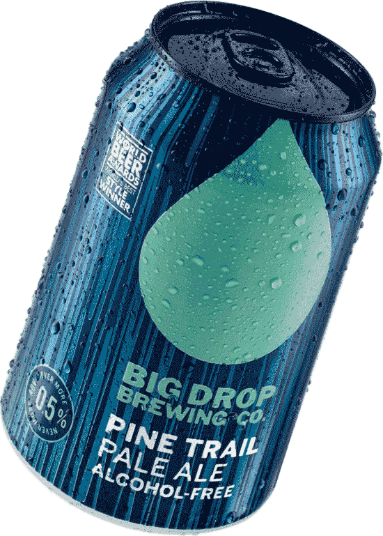 Big Drop Pine Trail Pale Ale 0.5% alcohol-free beer