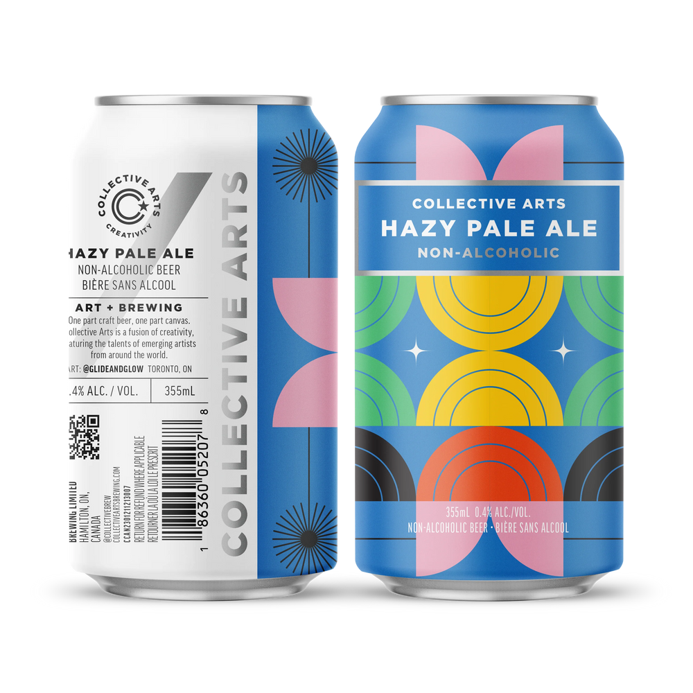 Collective Arts Beer Hazy Pale Ale alcohol-free 0.4%