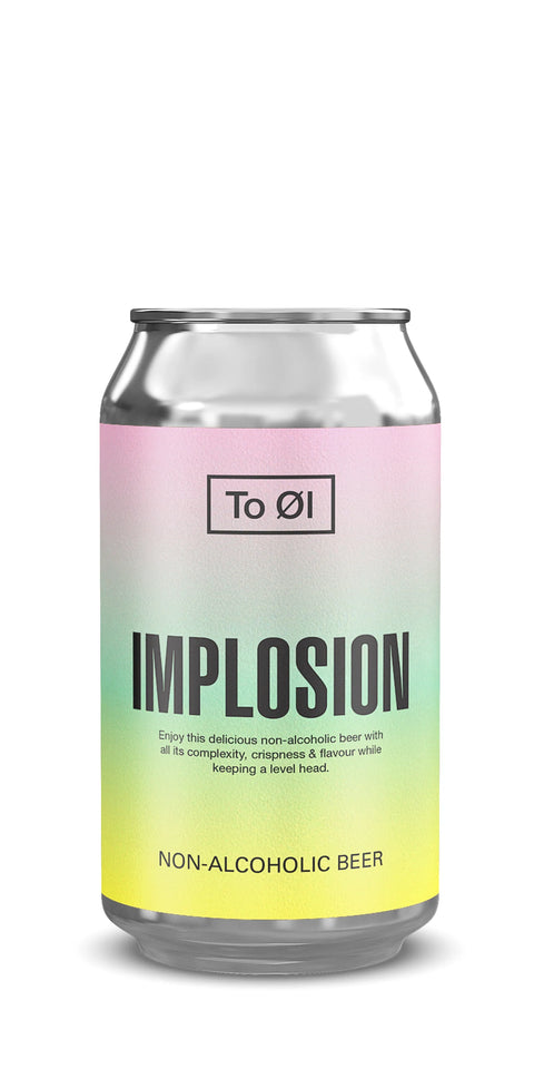 Implosion IPA beer without alcohol 0.3%