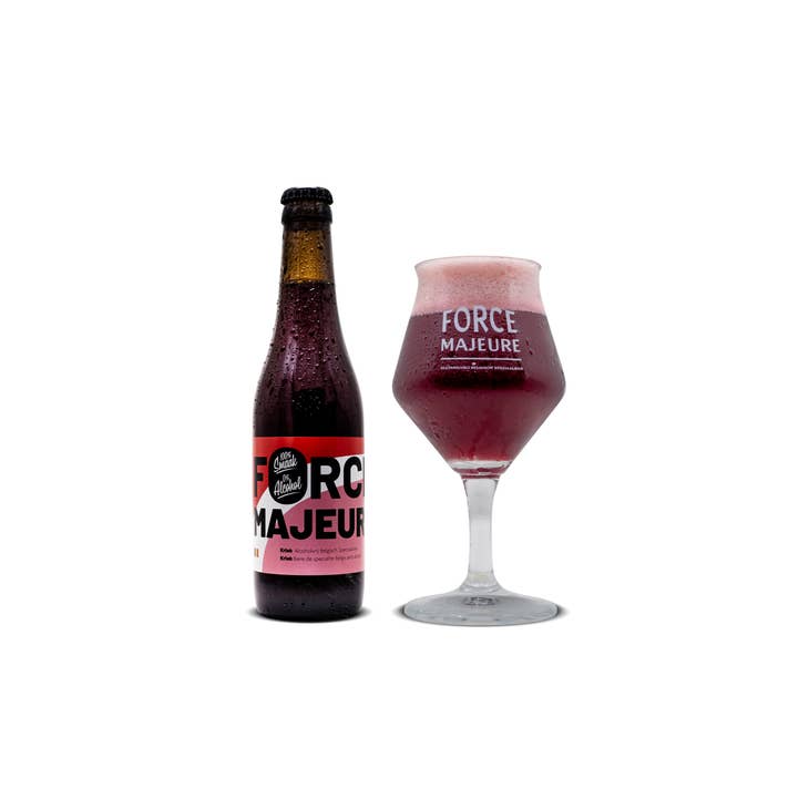Kriek Force Majeure beer 0.4% without alcohol