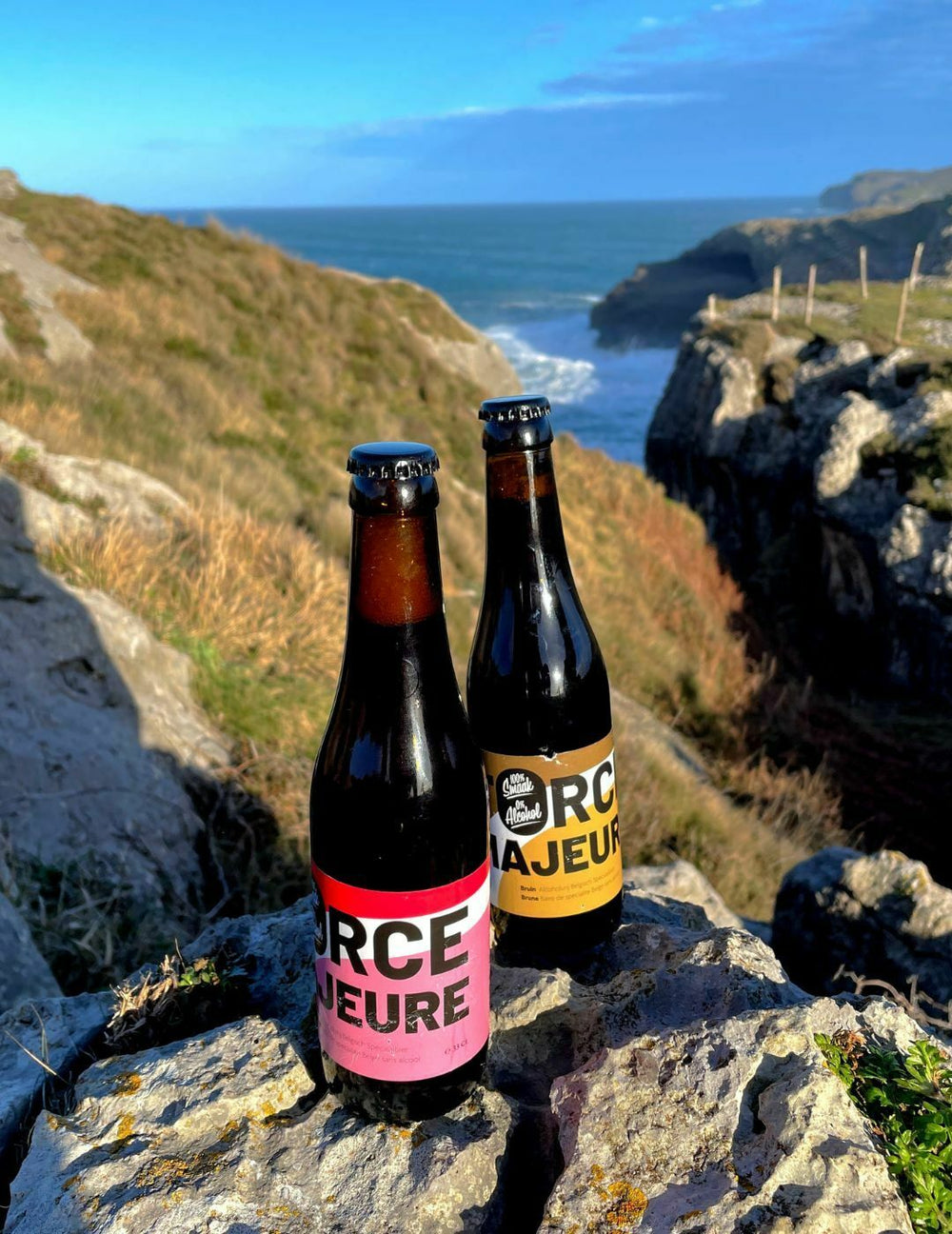 Kriek Force Majeure beer 0.4% without alcohol