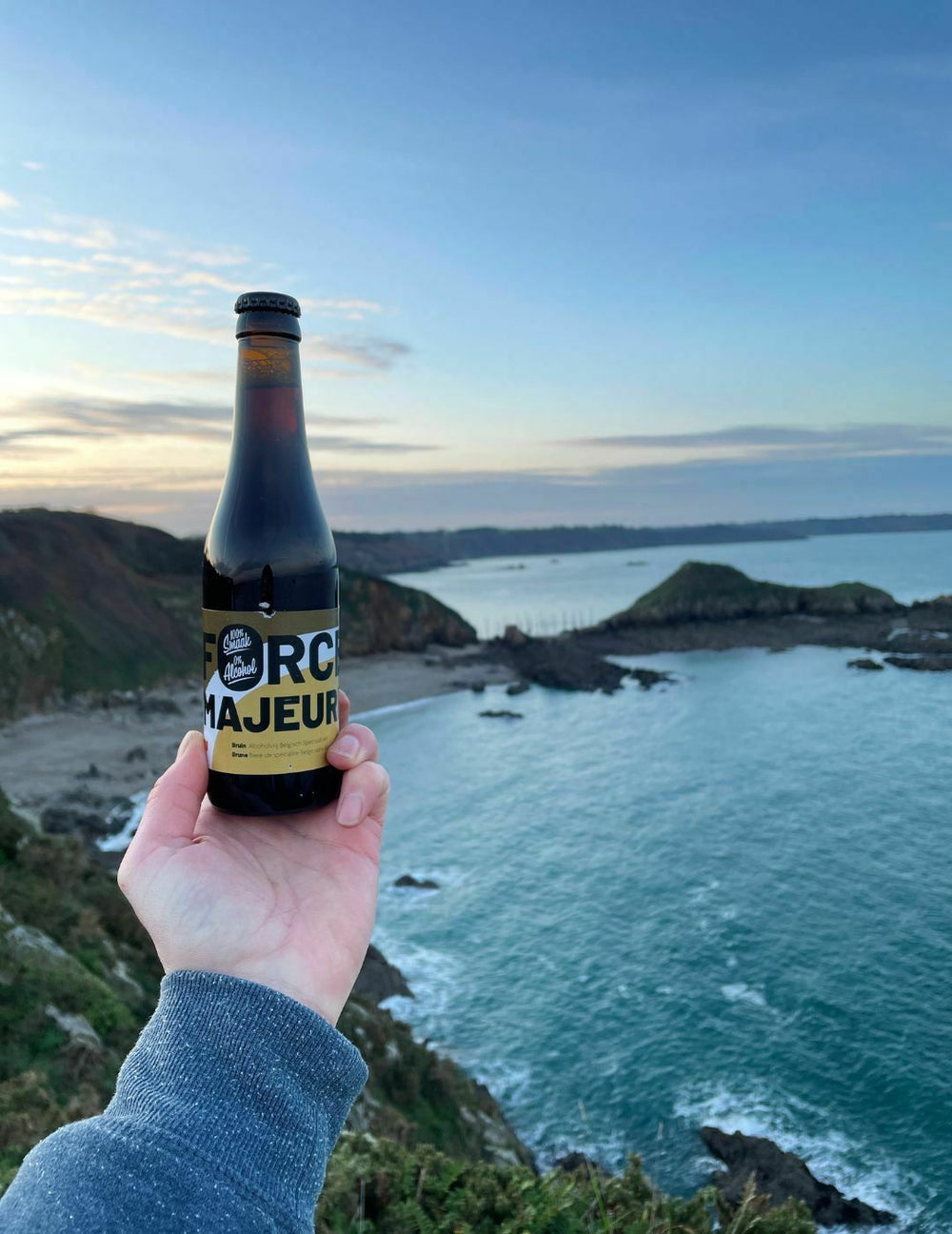 Force Majeure dark beer 0.5% without alcohol