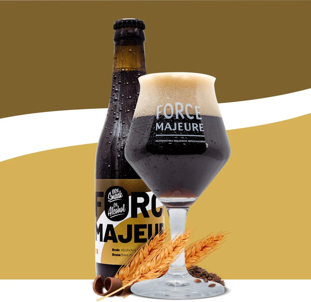 Force Majeure dark beer 0.5% without alcohol