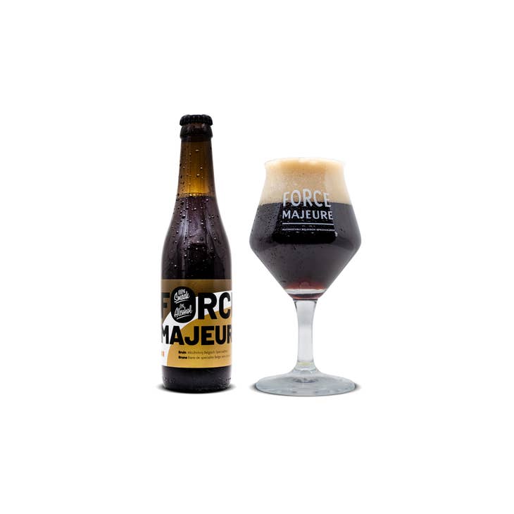 Force Majeure dark beer 0.5% without alcohol