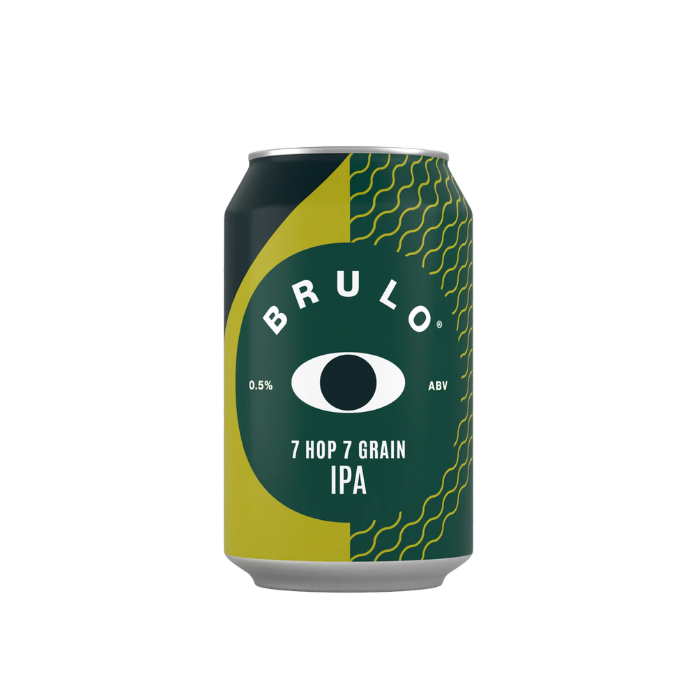 Brulo 7 Hop 7 Grain IPA beer without alcohol 0.5%