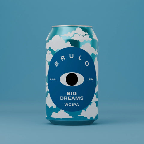 Brulo Big Dreams West Coast IPA beer without alcohol 0.0%
