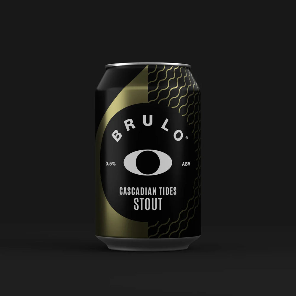 Brulo Cascadian Tides Stout beer without alcohol 0.5%