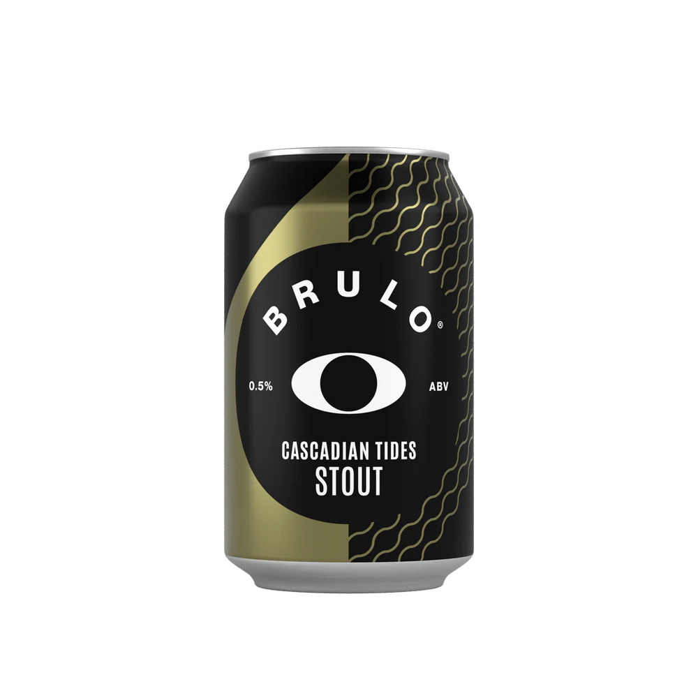 Brulo Cascadian Tides Stout beer without alcohol 0.5%