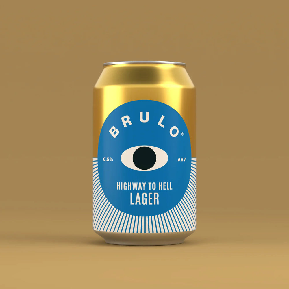 Brulo Highway To Hell Lager beer without alcohol 0.5%