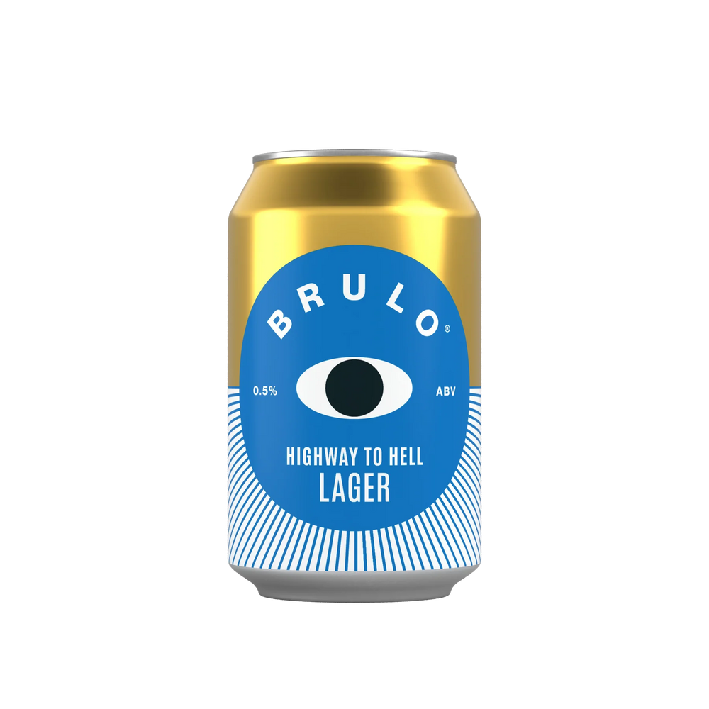 Brulo Highway To Hell Lager beer without alcohol 0.5%