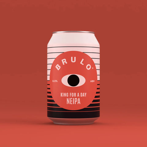Beer Brulo King for a Day NEIPA 0.5% alcohol-free