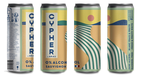 CYPHER Sauvignon alcohol-free white wine 0.0% - Can
