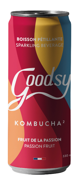 Kombucha Goodsy passion fruit
