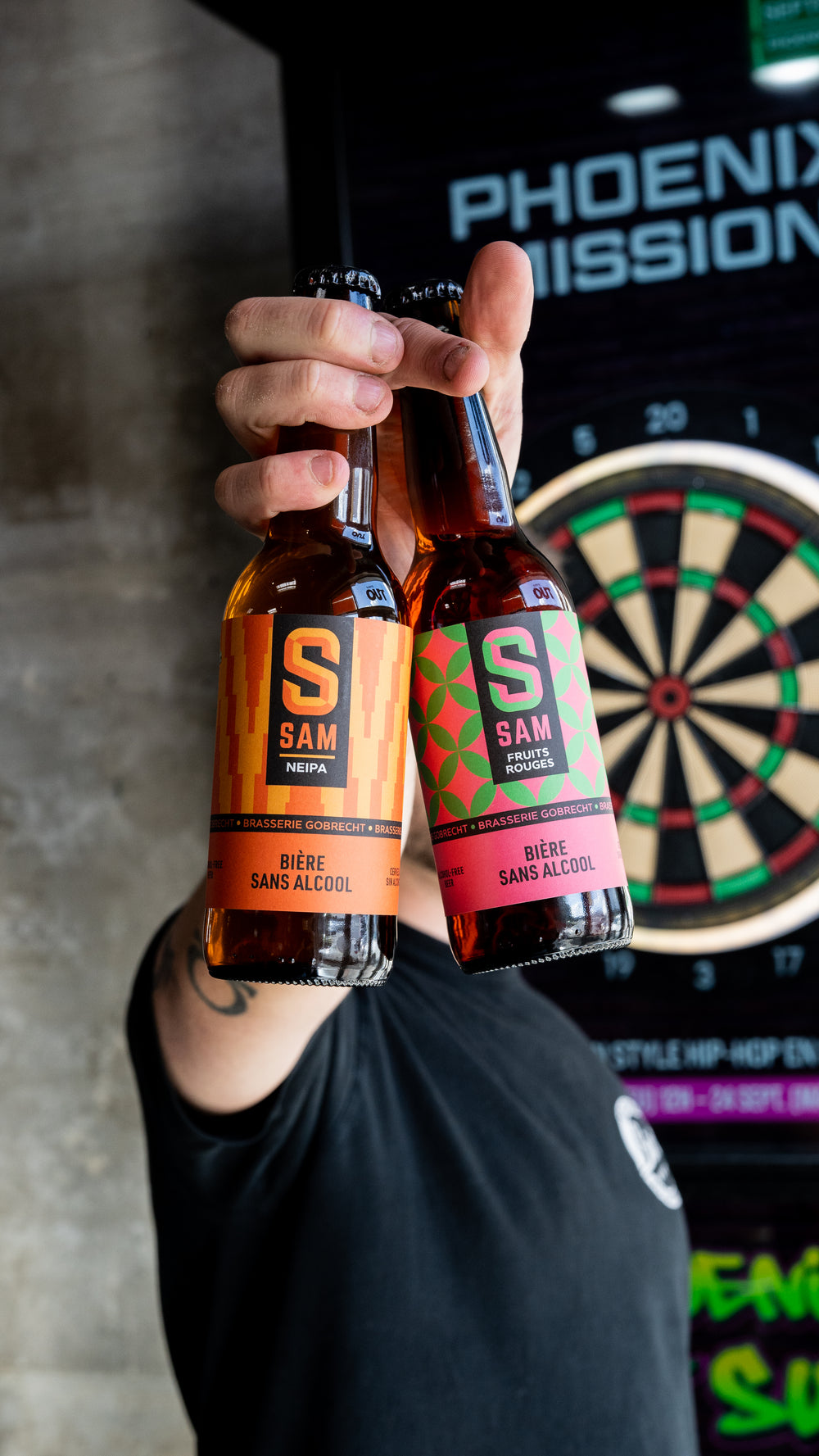 SAM NEIPA beer without alcohol 0.5% - 33 cl bottle