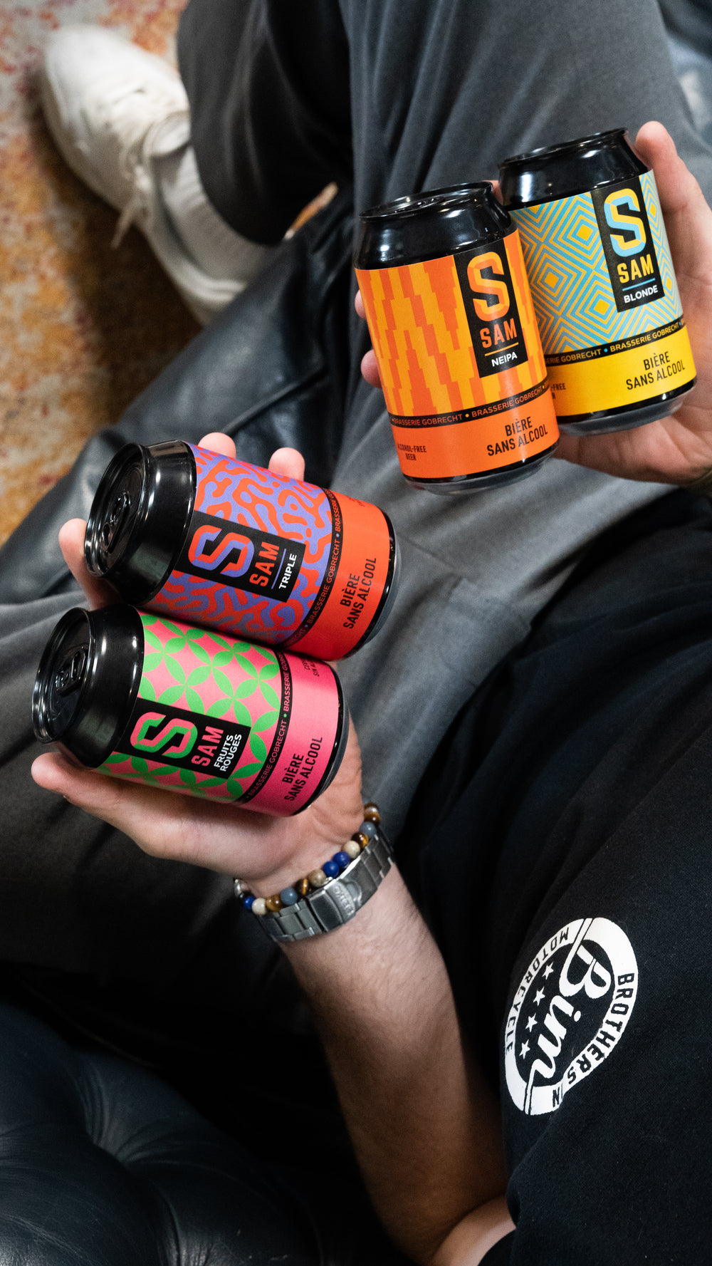 SAM NEIPA beer without alcohol 0.5% - 33 cl can