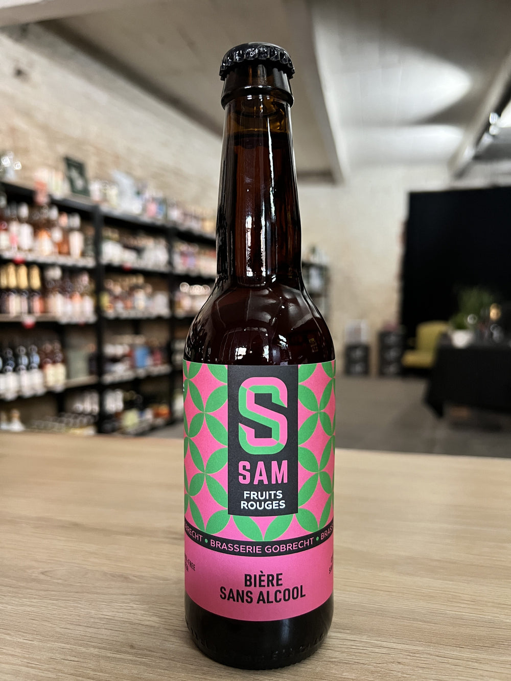SAM red fruit beer without alcohol 0.5% - 33 cl bottle