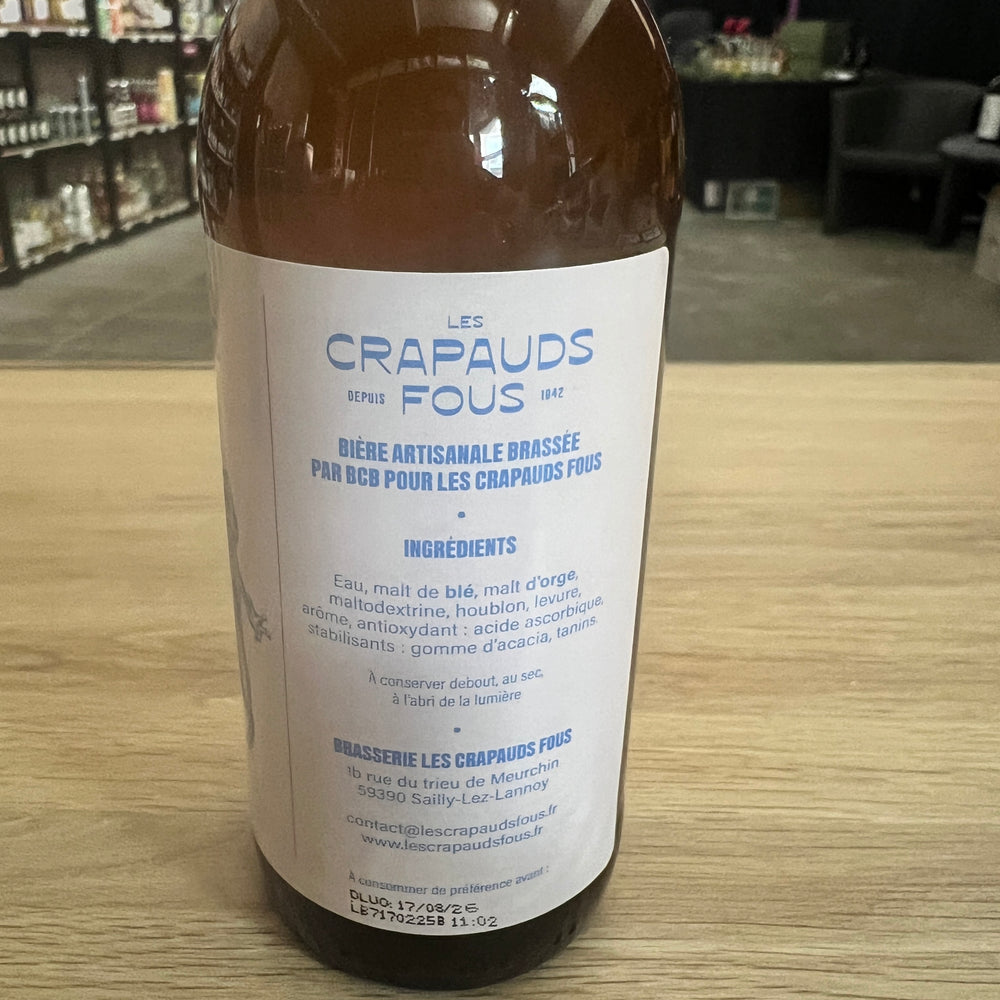 Les Crapauds Fous white beer 0.5%