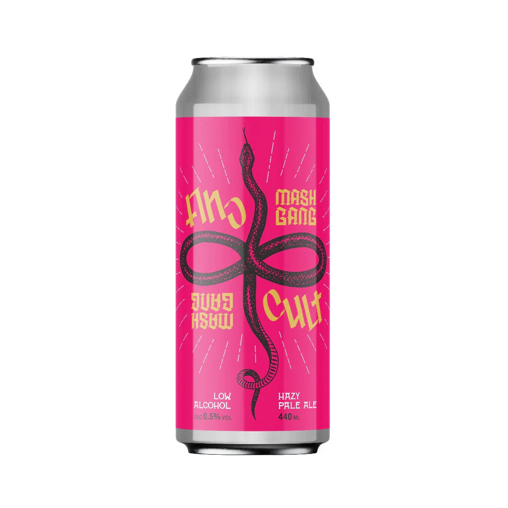 Mash Gang Cult beer without alcohol 0.5%