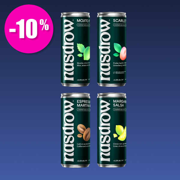 Pack 4 Nasdrow cocktails