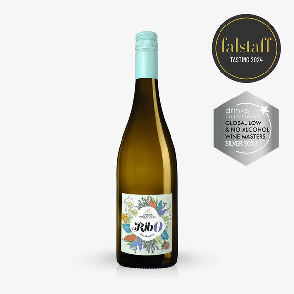Alsace Ribo white wine without alcohol 0.5%