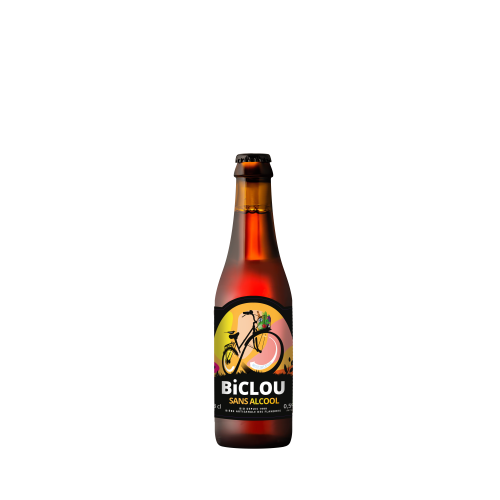 Biclou Moulins d'Ascq blond beer without alcohol 0.5%