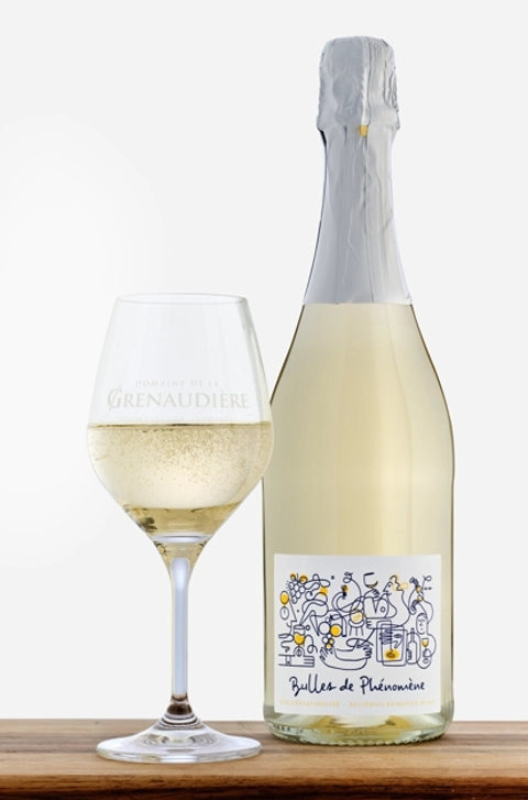 White sparkling wine Bulles de Phénomène alcohol-free 0.5%
