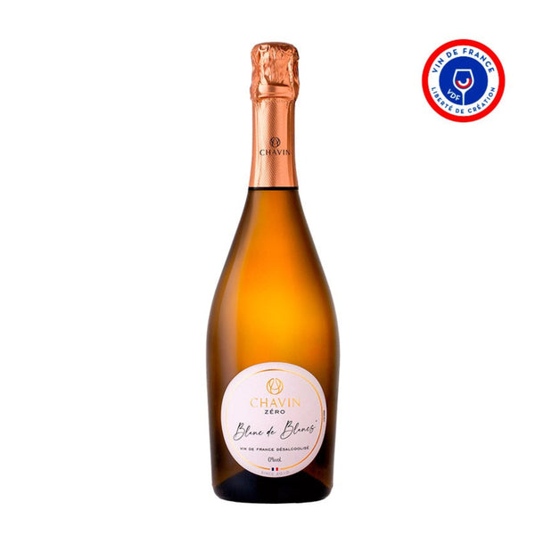 Sparkling CHAVIN ZÉRO Blanc de Blancs - French wine without alcohol 0.0%