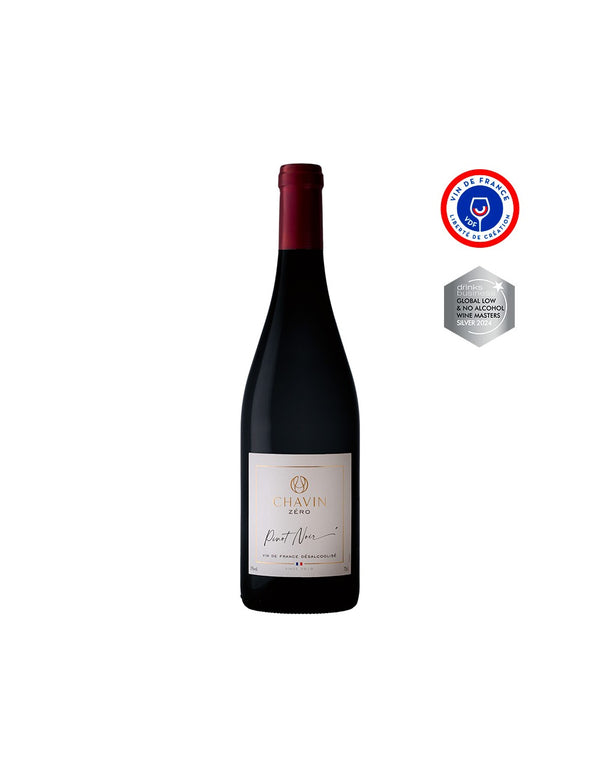 Red wine CHAVIN ZERO Pinot noir - French wine without alcohol 0.0%