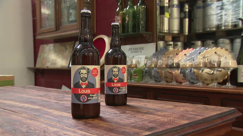 Louis 0° Motte Cordonnier blond beer 0.5% - 33 cl