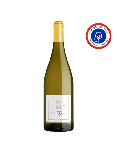 CHAVIN ZERO Sauvignon white wine - French wine without alcohol 0.0%