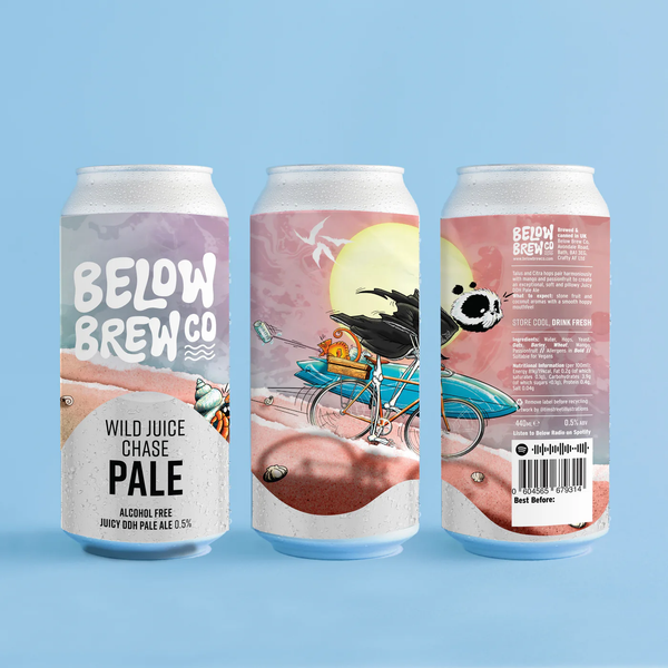Below Brew Beer - Wild Juice Chase alcohol-free 0.5%