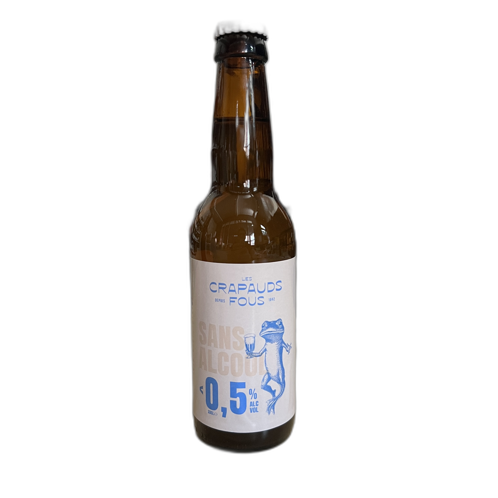 Les Crapauds Fous white beer 0.5%